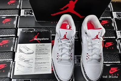 Flexible Jordan 3 Cement White 393 Retro Reimagined DN3707-100 0727